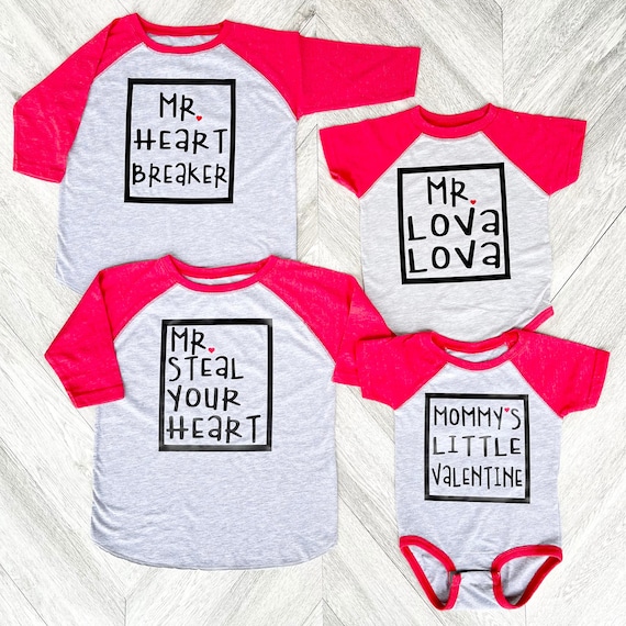 Toddler Valentine Raglan Shirt: Mr. Steal Your Heart