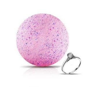 TRIPLE BERRY Ring Bath Bomb 8-9 oz. Bath Bomb  VARIOUS Rings / Assorted Sizes inside