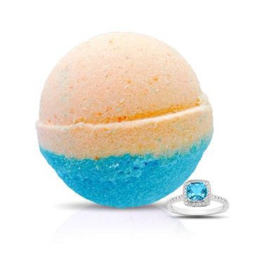 Sand N Sun Ring Bath Bomb Bath Bomb Bath Bomb With Ring Etsy