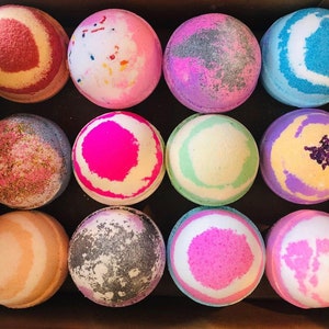 Wholesale Bath Bombs, 5 oz. Bath Bombs, Gift for her, Large 5 oz. Bath Bombs COLORFUL Bath Bombs