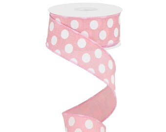bows and ribbons 2.5 wide packaging wired edge RIBBON 5 YARDS BlackWhite Polka Dot Red Border RIBBON wrapping party