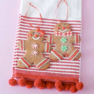 Fake Gingerbread Cookie, Gingerbread Tiered Tray, Gingerbread House Decor, Fake Bake Christmas Cookie, Gingerbread Ornament, Christmas Decor