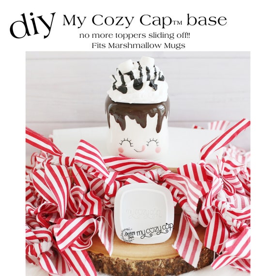 DIY My Cozy Cap Fits Marshmallow Mugs, Make Your Own Mug Topper, Faux Whip  Topper, DIY Topper Base, My Cozy Cap Base, Hot Cocoa Mug Topper 