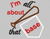 Items similar to buy 3 get 1 free im all about that base baseball