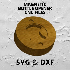 CNC Vectors / Magnetic Bottle Opener Files