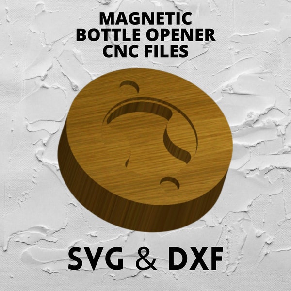 CNC Vectors / Magnetic Bottle Opener Files