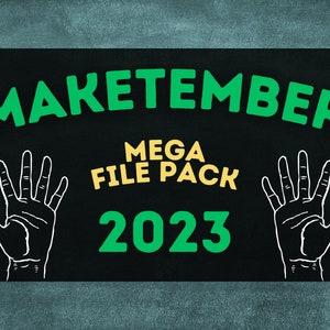 2023 Maketember Full CNC Mega File Pack / SVG Vector Files Easy CNC Projects