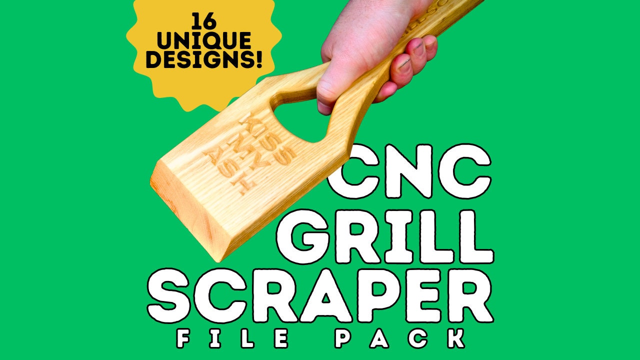 Totally Bamboo BBQ Grill Scraper with Bottle Opener