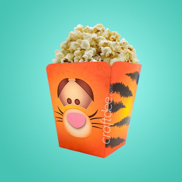 Tigger Tsum Tsum Popcorn Boxes Birthday Party