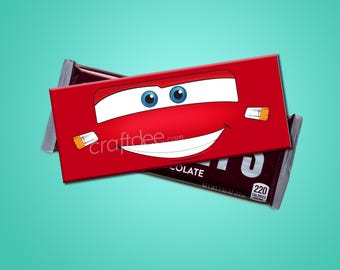 Envoltorios de caramelos de Rayo McQueen: Fiesta de cumpleaños de Cars (PDF)
