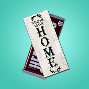 Welcome To Our Home, Snoepverpakking, Opendeurdag onroerend goed, Babyshower, Housewarming Party