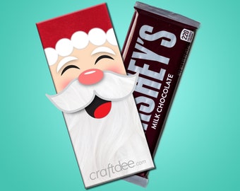 Santa Candy Wrapper, Skin Tone 1, Christmas Party Gifts
