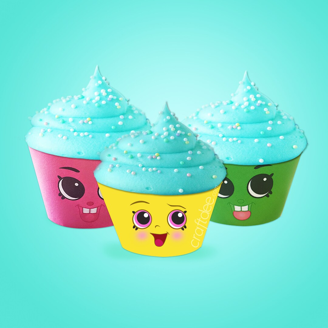 3 Cupcake Queen Cupcake Chic Wrapper Liner Printable Etsy