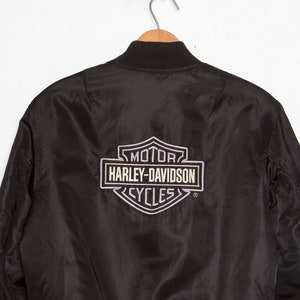 Harley Davidson Motorcycle Riding Jacket w/ Arm Patches | Small