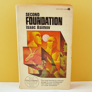 Second Foundation (Isaac Asimov, Avon Edition) 70er Jahre Sci Fi Buch