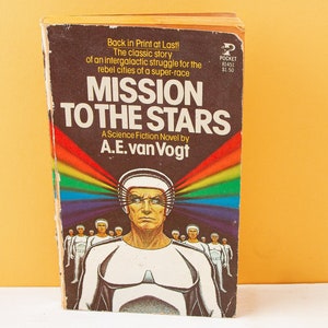 Mission To The Stars (  A. E. van Vogt, 1977 edition) vintage 60s Sci Fi , Science Fiction paperback book