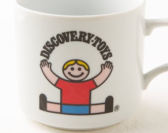 Tazza da caffè vintage Discovery Toys anni '80