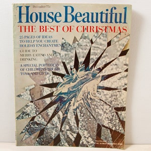 House Beautiful Zeitschrift (1969, Dezember) The Best of Christmas | MOD Innengestaltung | Architektur