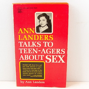 アン・ランダースがティーンエイジャーにセックスについて語る（1969年）ヴィンテージペーパーバック本
