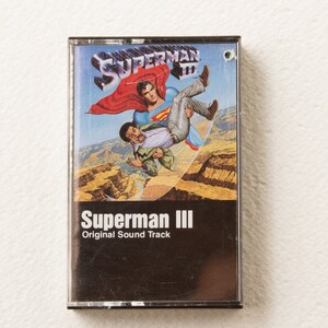 SUPERMAN III Soundtrack | 1983 Cassette Tape - Etsy
