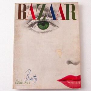 HARPER'S BAZAAR magazine (October 1944) | "BEAUTY" issue