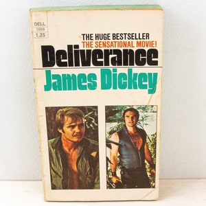 Deliverance ( 1975, James Dickey) Burt Reynolds Hollywood movie tie-in cover