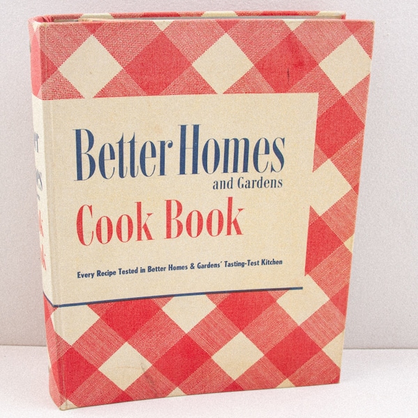 Libro di ricette Better Homes & Gardens (1951, prima edizione, ventiquattresima ristampa) Raccoglitore ad anelli, libro di ricette vintage