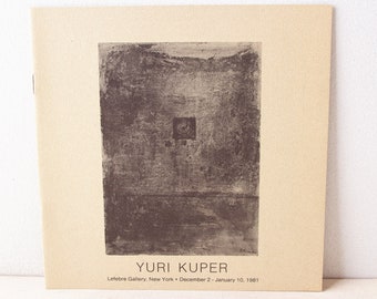 YURI KUPER (1981) Lefebre Gallery exhibition catalog | scarce