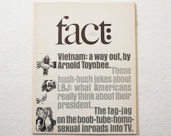 FACT magazine (Ralph Ginzburg, 1967, v4 issue 1)  radical journalism