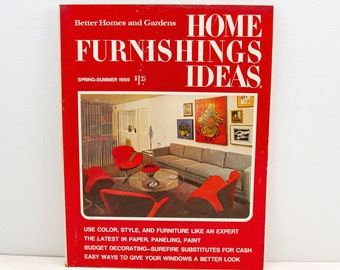 Vintage 1969 Better Homes & Gardens: Mid-Century Home Furnishings