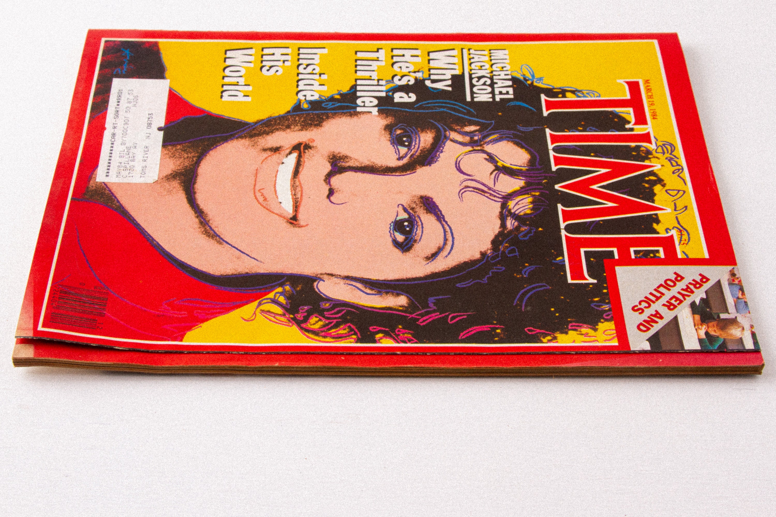 Vintage TIME Magazine - March 1984 - Michael Jackson Cover - Andy