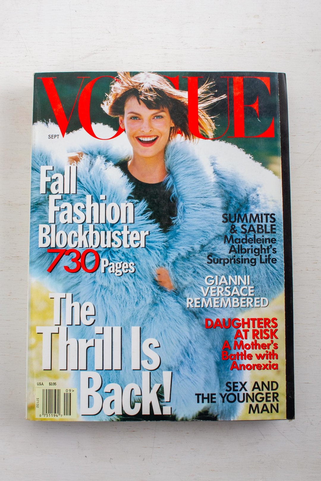 Buy Vintage VOGUE Magazine - September 1997 - Linda Evangelista