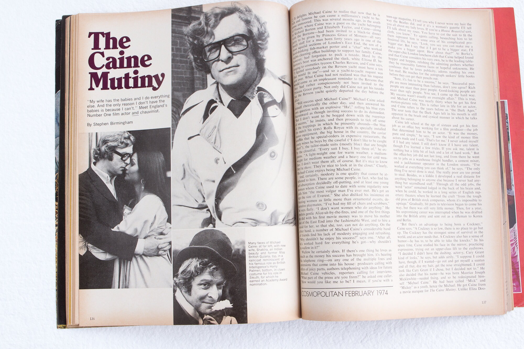 COSMOPOLITAN Magazine Jim Brown John Davidson Nude - Etsy