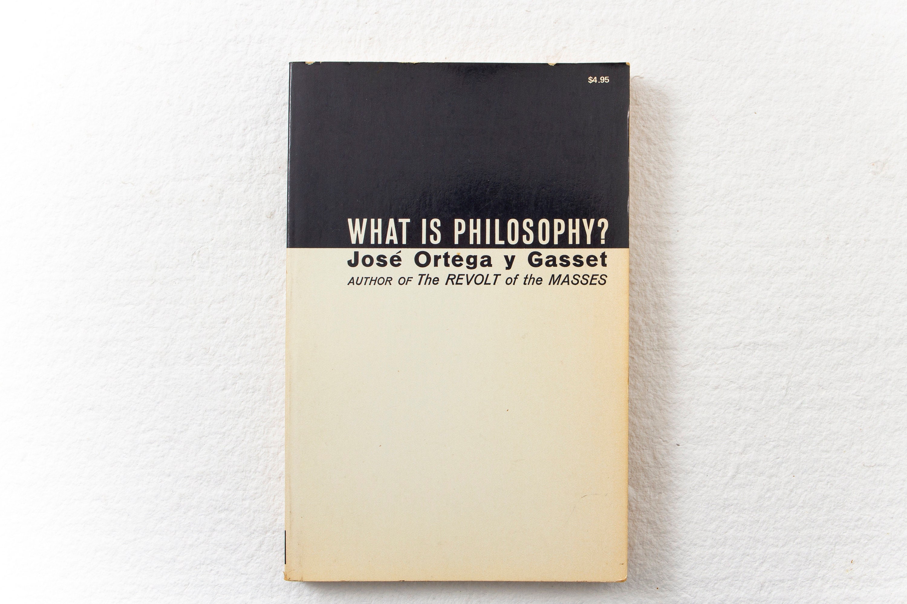 What is Philosophy? Jose Ortega Y Gasset (1964) - Etsy