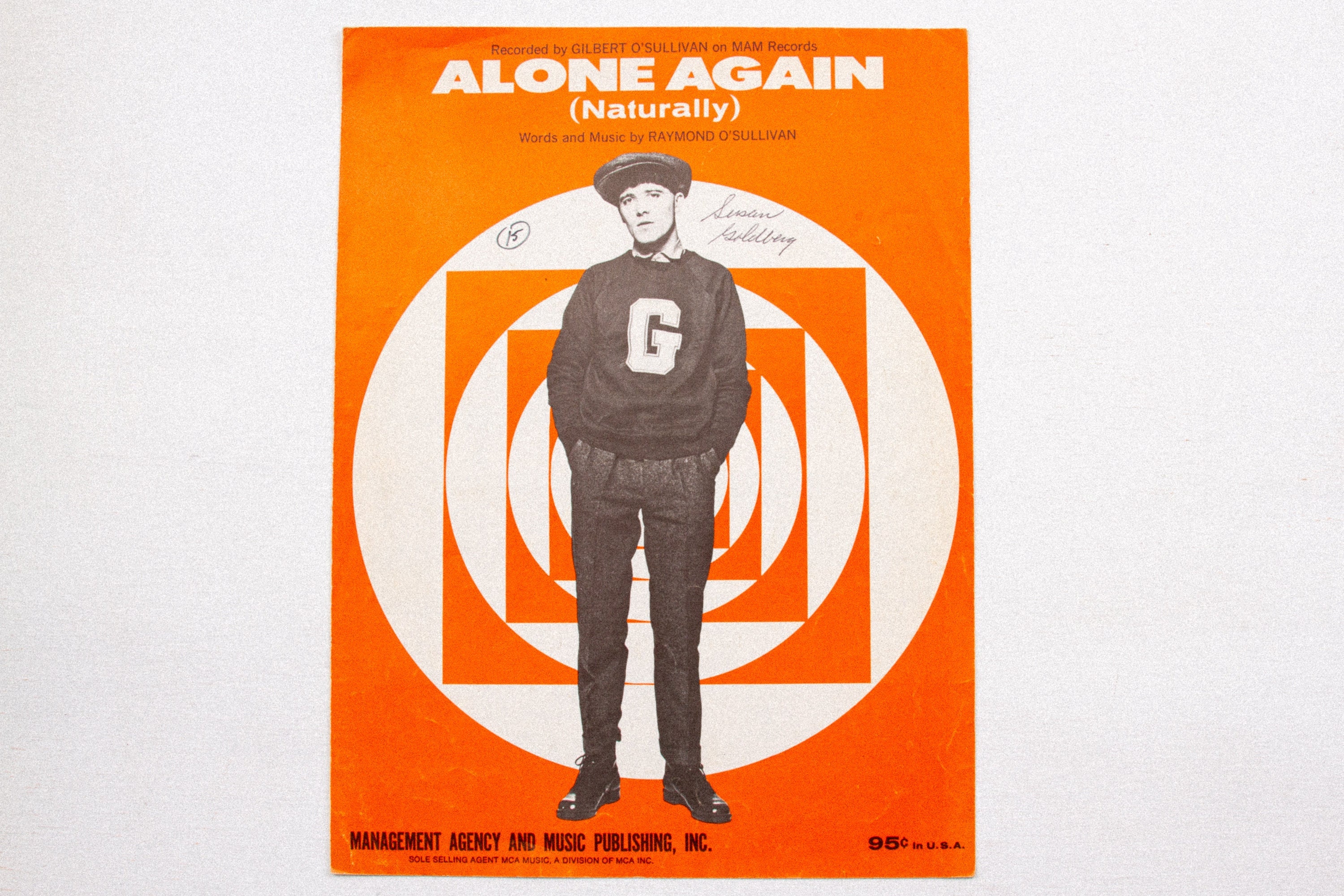 Alone Again (Naturally) by Gilbert O'Sullivan - Piano, Vocal, Guitar -  Digital Sheet Music