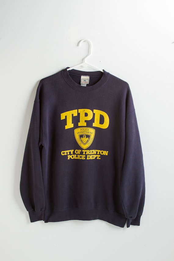 vintage TRENTON Police Department sweatshirt 90s