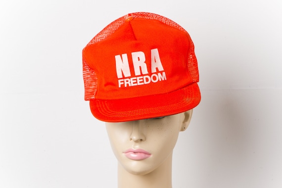 vintage NRA FREEDOM mesh trucker hat | 80s USA