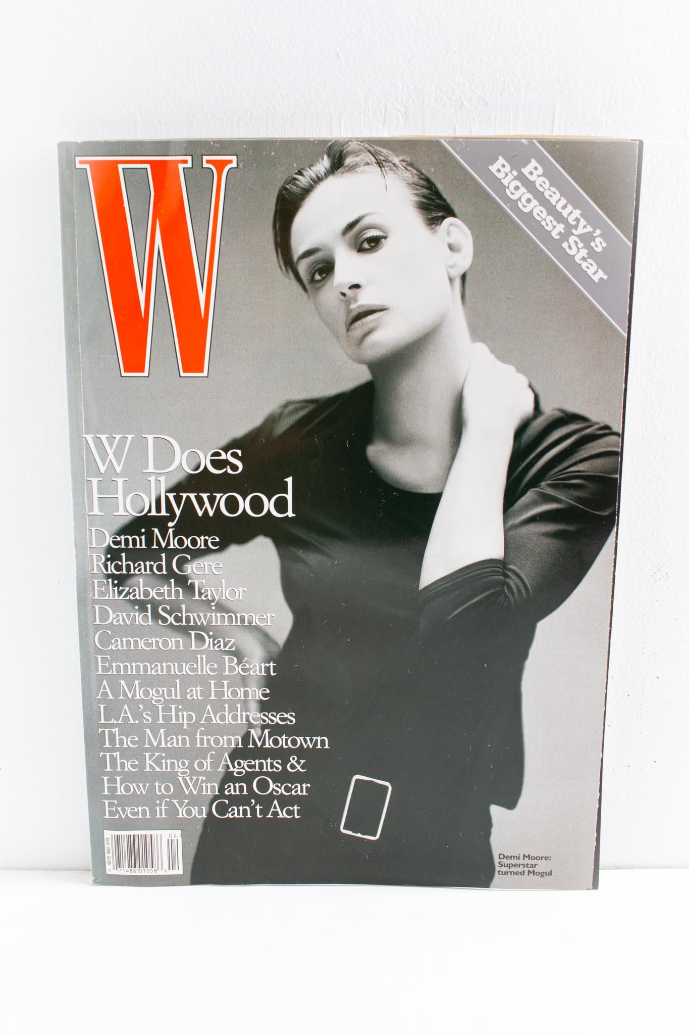 W Magazine (april, 1996) Demi Moore Cover | 90s Fashion, Banana