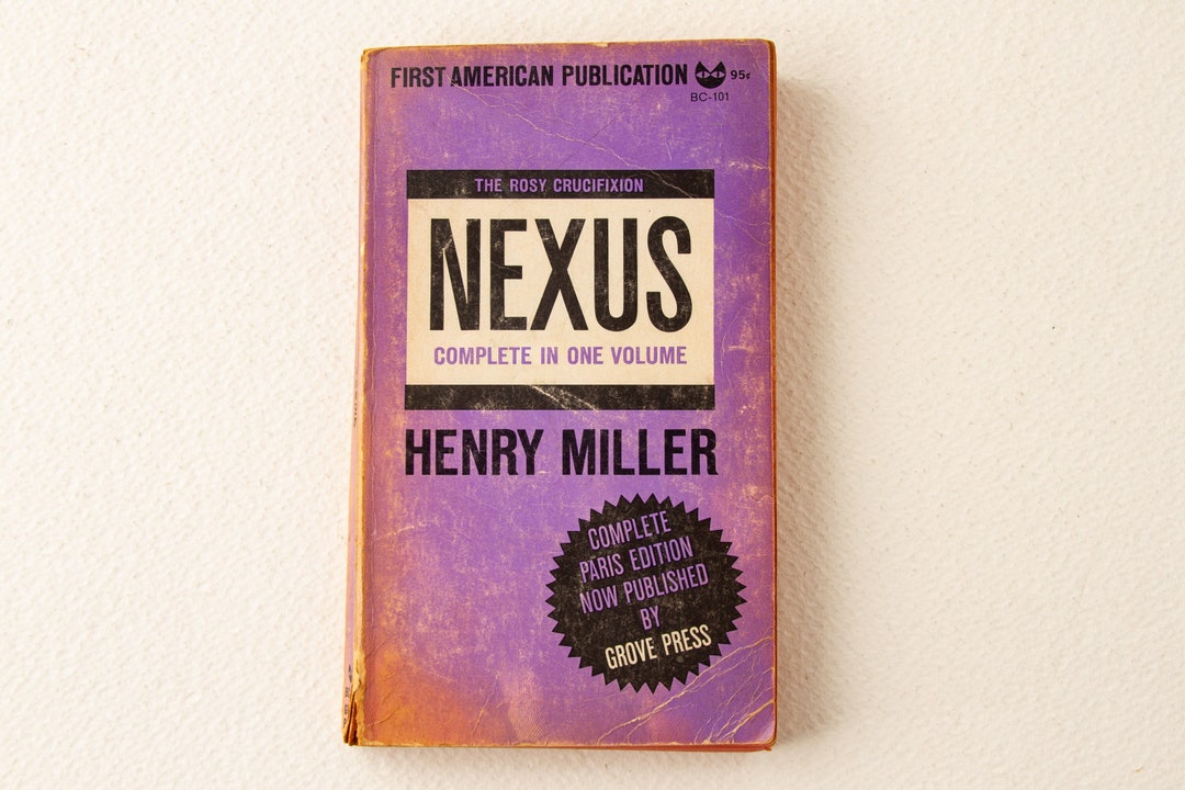 Henry Miller NEXUS (grove Press, 1965) the Rosary Crucification Etsy