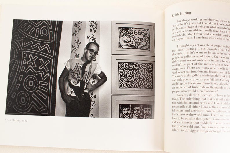 Artists Observed (1986) Fotografien von Harvey Stein | Keith Haring Bild 9