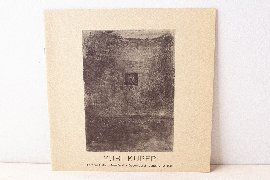 YURI KUPER 1981 Lefebre Gallery Exhibition Catalog Scarce Etsy