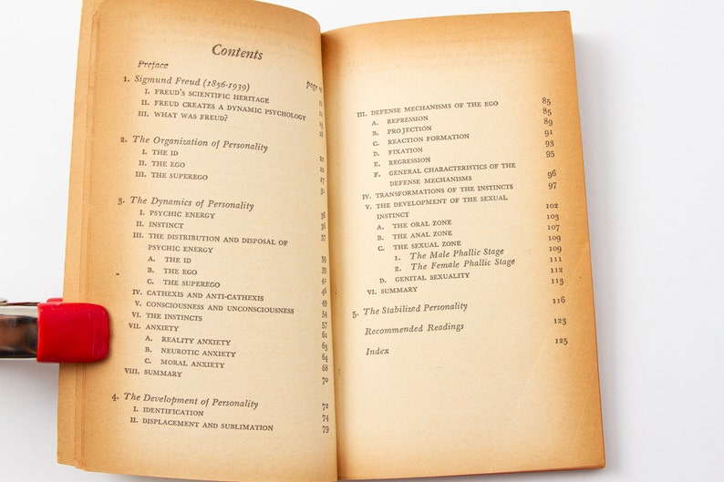 A Primer of Freudian Psychology (1955, Hall) Mentor Book Series | 50s Psychoanalysis image 6