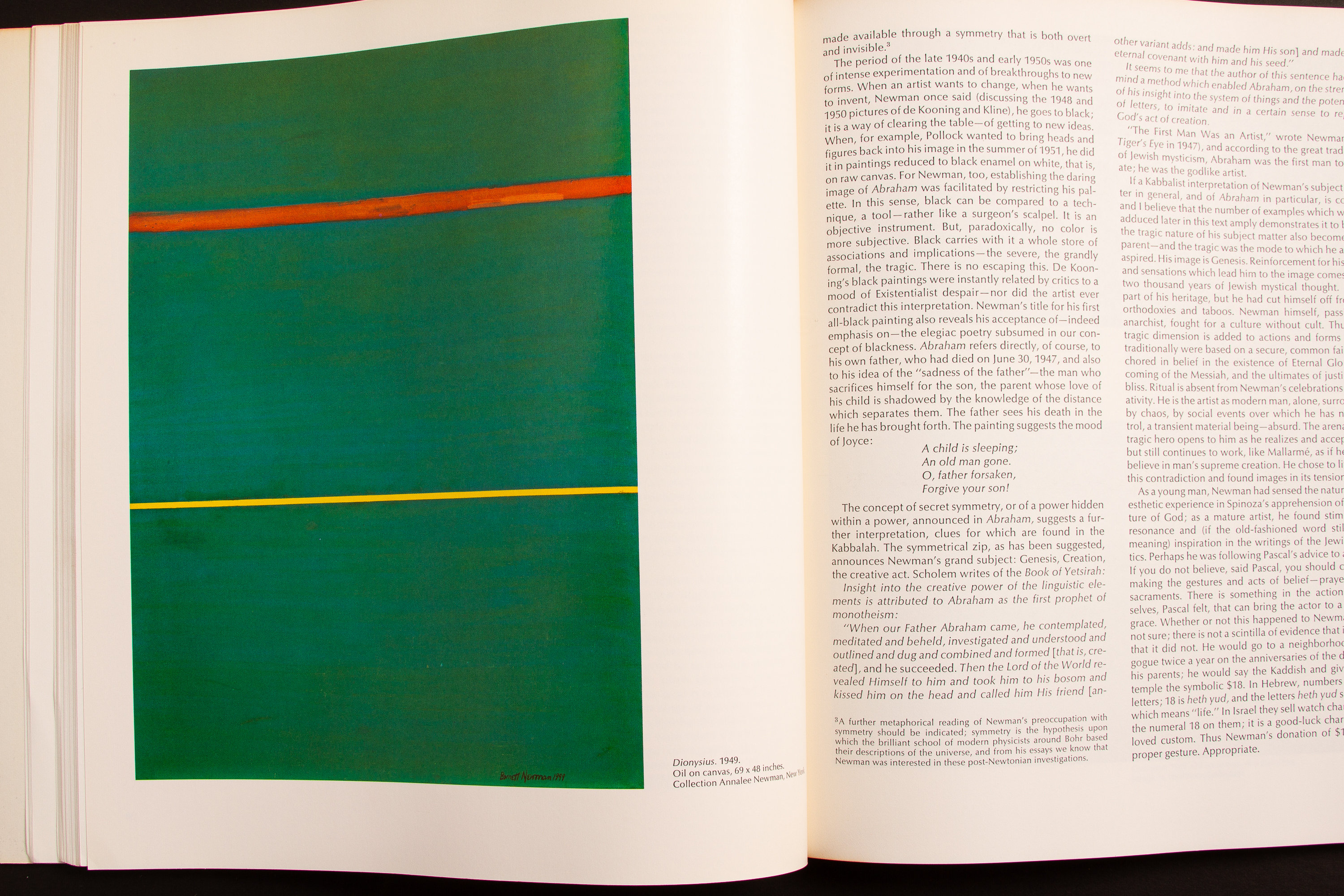 Barnett Newman (1971, Thomas B. Hess) the Museum of Modern Art - Etsy