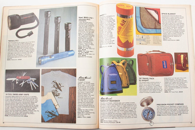 Vintage EDDIE BAUER Gift Book 1979 vintage catalog 70s Etsy
