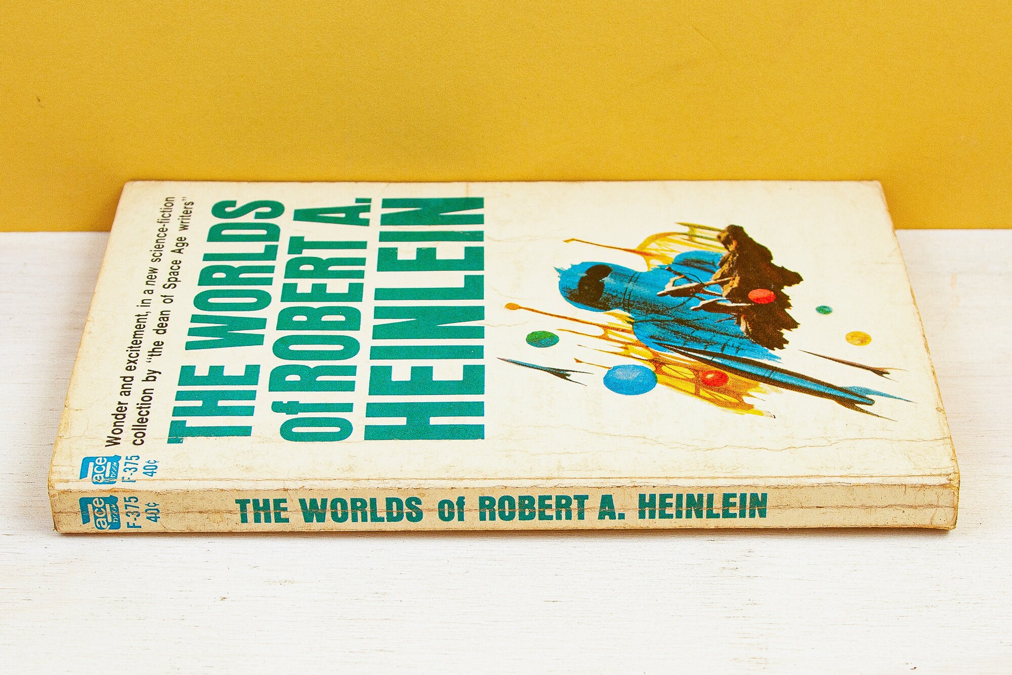 The Worlds of Robert A. Heinlein - 1966 Vintage 60s Sci Fi - Etsy