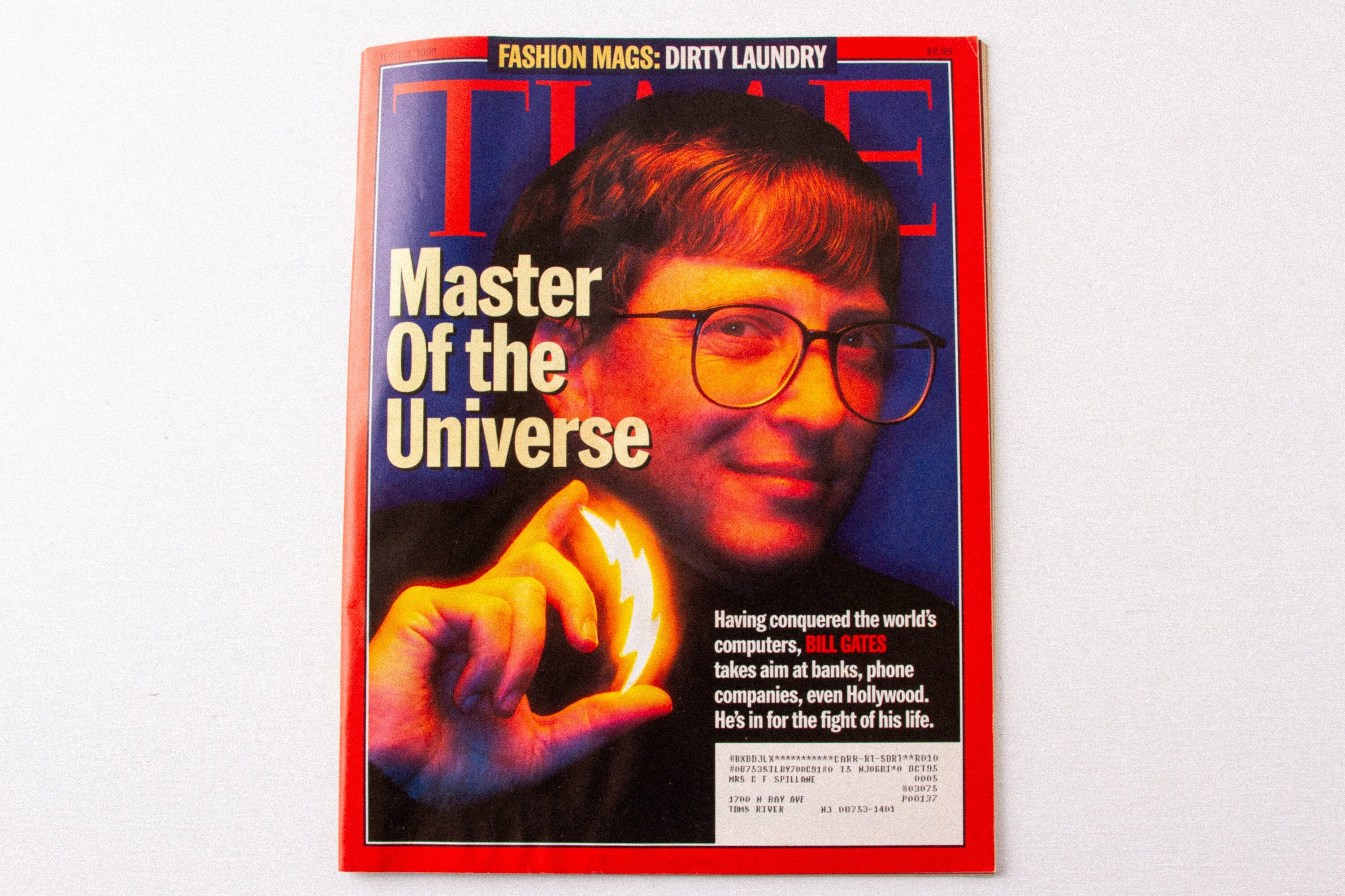 Vintage TIME Magazine - Bill Gates Cover 1995 - 90s Magazine 