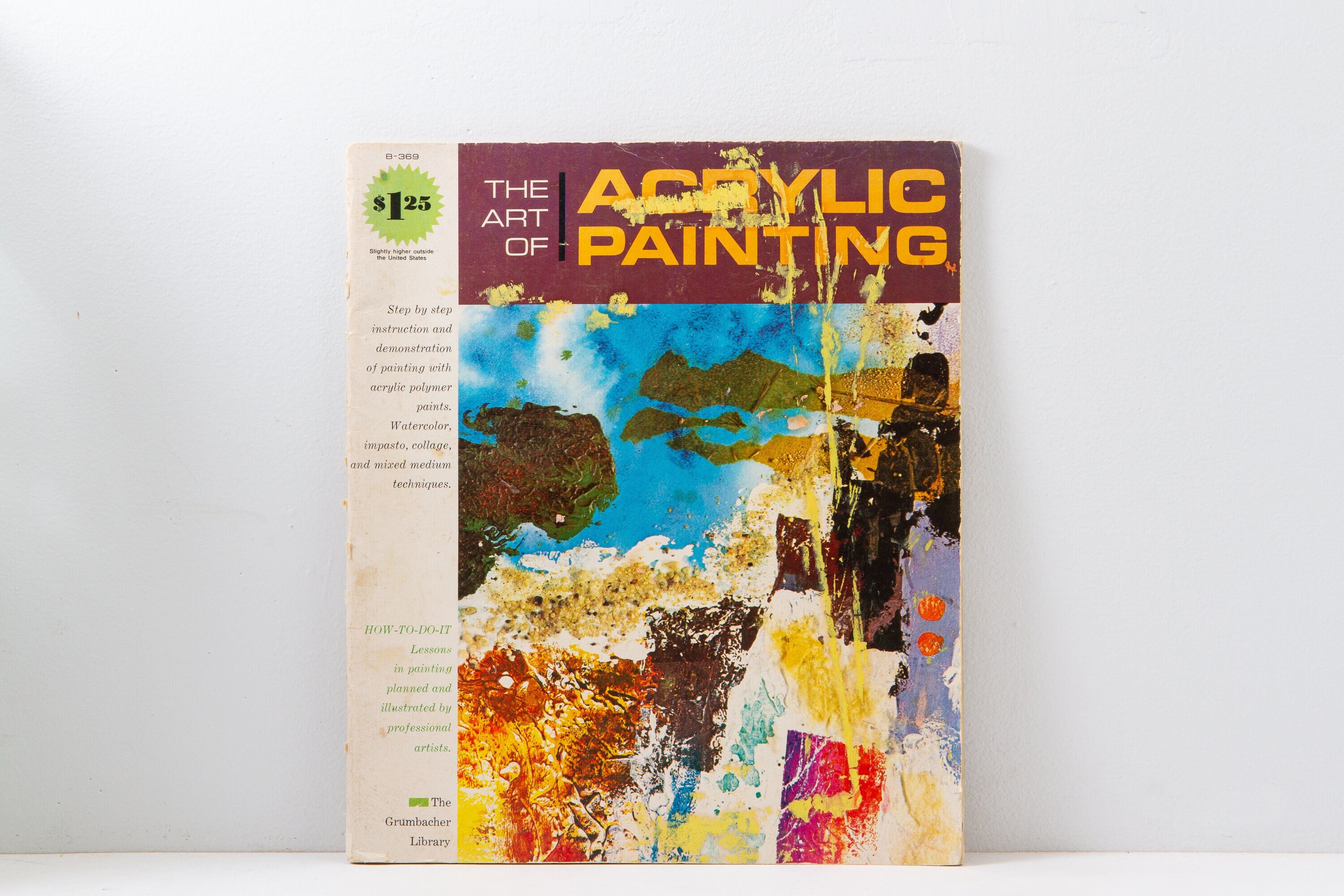 The Art of Acrylic Painting (1969) The Grumbacher Library Series | vintage 60s How To art book