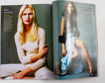 Vintage VOGUE Magazine: January 1997 | the 90s Fashion | Courtney