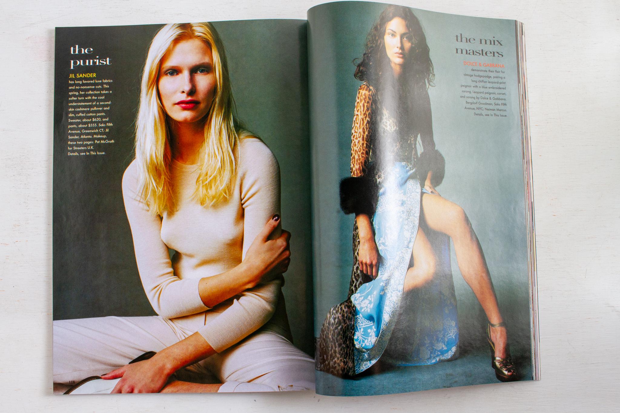 Vintage VOGUE Magazine: January 1997 | the 90s Fashion | Courtney