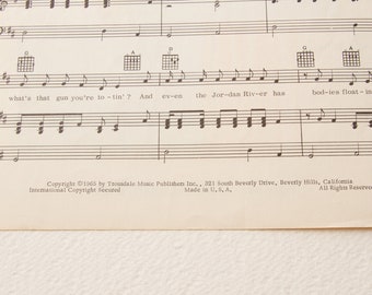 Eve Of Destruction Barry Mcguire P F Sloan 1965 Vintage Etsy